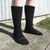 Merino and Possum socks. Colour Black