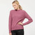 Heather colour cable jersey