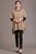 McDonald - Merino & Possum Step Hem Poncho (5030)mocha McDonald - Merino & Possum Step Hem Poncho (5030)mocha