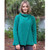 Lothlorian - Merino & Possum Enfold Jacket (9780)Emerald