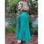 Lothlorian - Merino & Possum Enfold Jacket (9780)Emerald
