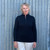 Women in Merino Half Zip Sweater Colour Black 