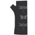 Kate Watts- Printed Merino Glovelets (Dragonfly Print)Black/Taupe Dragonfly