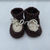 Sheepy Feet Crochet Bootee (SFCBTE)Brown/Cream Sheepy Feet Crochet Bootee (SFCBTE)Brown/Cream