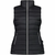 MOKE - 90/10 Packable Down Emily Peplum Vest (EMILYVEST)Black 