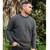 Koru - Men’s Merino - Possum Crew Neck Aran Jumper - Grey Koru - Men’s Merino - Possum Crew Neck Aran Jumper - Grey