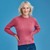 Royal Merino - 100% Merino Rib and Cable Crew (RM2057) Azalea. 