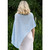  Lothlorian - Merino - Cotton Mesh Poncho (CM080) Sky.