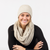 Native World - Possum & Merino Ribbed Loop Scarf (NX861) Natural Native World - Possum & Merino Ribbed Loop Scarf (NX861) Natural