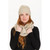 Native World - Merino & Possum Ribbed Beanie (NX480) Natural Native World - Merino & Possum Ribbed Beanie (NX480) Natural