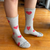 NZ Sock Co - Merino Possum Comfort Hearts (FT107)Natural/Red NZ Sock Co - Merino Possum Comfort Hearts (FT107)Natural/Red