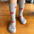 NZ Sock Co - Merino Possum Comfort Hearts (FT107)Natural/Red NZ Sock Co - Merino Possum Comfort Hearts (FT107)Natural/Red