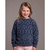 McDonald - Possum and Merino Children's Fair Isle Sweater (3003) Cobalt/Mint