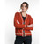 Koru - Merino and Possum Contrast Textured Cardigan (KO561) Sienna