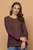 Bay Road Merino - Amber Boat Neck Top