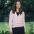 Woman wearing Lothlorian - Alpaca Enclave Cardigan (ALP080) in the colour Blush.
