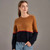 Woman wearing McDonald - Merino & Possum Horizon Jumper (5061-SS2026) in the colour Wallace. Woman wearing McDonald - Merino & Possum Horizon Jumper (5061-SS2026) in the colour Wallace.
