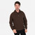 Native World - Men's Button Collar Sweater (NB437) Cocoa Native World - Men's Button Collar Sweater (NB437) Cocoa