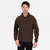 Native World - Men's Button Collar Sweater (NB437) Cocoa Native World - Men's Button Collar Sweater (NB437) Cocoa