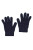 Possum and merino gloves in colour Navy
