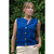 Lothlorian - Cotton & Merino Hepburn Button Vest (CM107)Cobalt