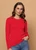 Women wearing Heart coloured top
