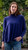 Woman wearing Country Laine - High Neck Sway Jumper (CL0122-IND2026) in the colour Atlantic.
