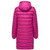 Moke - Arnie Reversible Packable Down Coat (ARNIE) in colour Black/Rose Violet.
