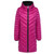 Moke - Arnie Reversible Packable Down Coat (ARNIE) in colour Black/Rose Violet.