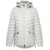 Moke - Cushla Packable Down Jacket (CUSHLA) in the colour Silver.