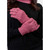 Koru - Merino & Possum Plain Gloves (KO48)Rose