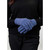 Koru - Merino & Possum Plain Gloves (KO48)Periwinkle