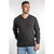 Koru - Men's Merino & Possum V Neck Sweater (KO841)Espresso