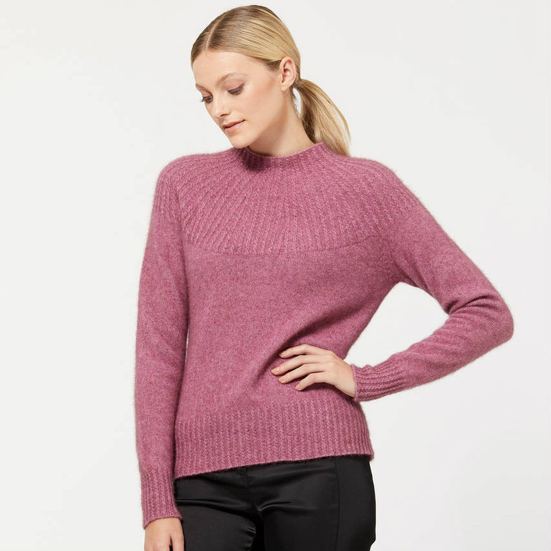 McDonald Merino & Possum Yoke Neck Jersey | Womens