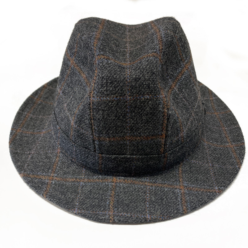 Hills Hats English Wool Tweed Trilby Hat The Tin Shed