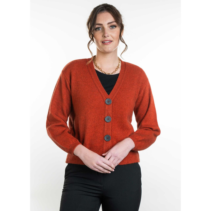 Koru Merino Possum | V Neck Cardigan | Women's Knitwear