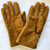 A pair of camel & tan coloured Four Peaks hand stitched women’s lambskin gloves.