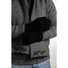 Koru - Merino & Possum Plain Gloves (KO48)Black