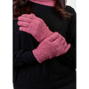 Koru - Merino & Possum Plain Gloves (KO48)Rose