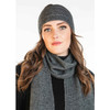 Koru Merino - Possum Cable Headband (KO94) Grey