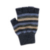 Fingerless gloves in colour Denim
