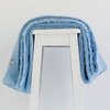 Sky colour mohair rug