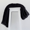 Raven colour mohair rug