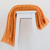 Mango colour mohair rug