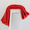 Hibiscus colour mohair rug