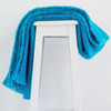 Turquiose colour Mohair blanket throws