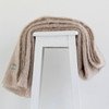 Paper colour Mohair blanket throws