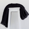Raven colour Mohair blanket throws