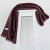 Mulberry colour Mohair blanket throws