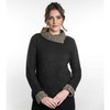 Possum Two Tone Jumper (KO461) Espresso/Mocha